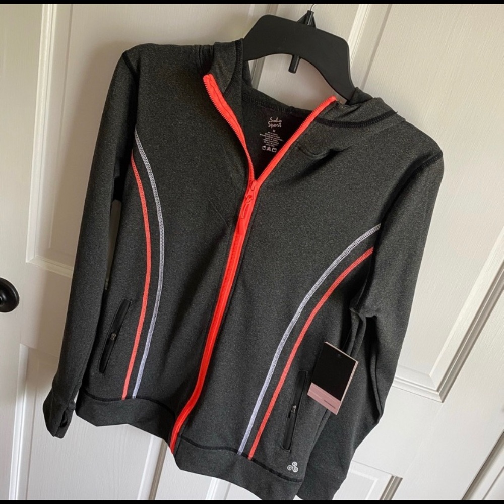 Zip front sport jacket by Soho